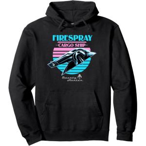 image:imageStar Wars The Book Of Boba Fett Firespray Cargo Ship Logo Pullover HoodieBlack