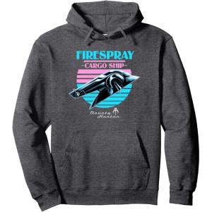 image:imageStar Wars The Book Of Boba Fett Firespray Cargo Ship Logo Pullover HoodieDark Heather Grey