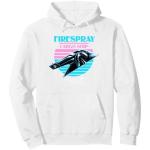 image:imageStar Wars The Book Of Boba Fett Firespray Cargo Ship Logo Pullover HoodieWhite