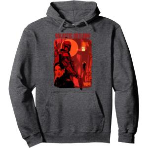 image:imageStar Wars The Book Of Boba Fett Galactic Outlaws Color Pop Pullover HoodieDark Heather Grey
