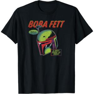 image:imageStar Wars The Book Of Boba Fett Helmet Comic Art TShirtBlack