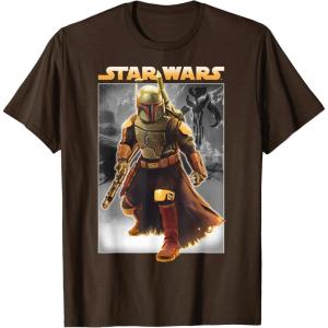 image:imageStar Wars The Book Of Boba Fett Photo Real Poster TShirtBrown