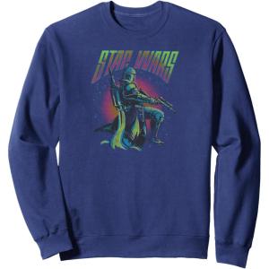 image:imageStar Wars The Book Of Boba Fett Retro Poster V2 SweatshirtNavy Blue