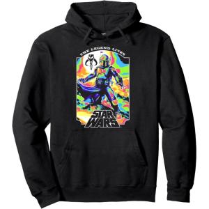 image:imageStar Wars The Book Of Boba Fett The Legend Lives Retro V2 Pullover HoodieBlack