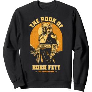 image:imageStar Wars The Book Of Boba Fett The Legend Lives Vintage V2 SweatshirtBlack