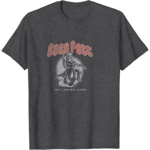image:imageStar Wars The Book Of Boba Fett Vintage Poster V2 TShirtDark Heather Grey