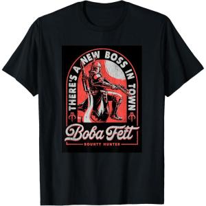 image:imageStar Wars The Book Of Boba Fett Vintage Poster V3 TShirtBlack
