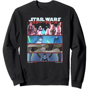 image:imageStar Wars Visions 9th Jedi Stacked Panels SweatshirtBlack