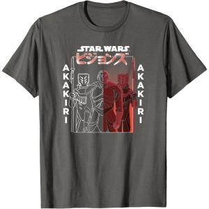 image:imageStar Wars Visions Akakiri Spit Poster TShirtAsphalt Grey