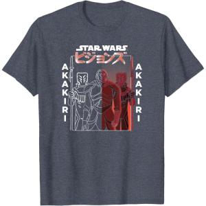 image:imageStar Wars Visions Akakiri Spit Poster TShirtHeather Blue