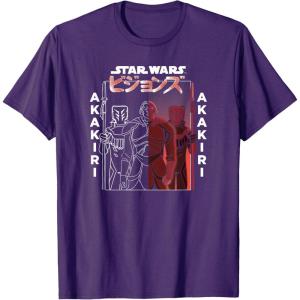 image:imageStar Wars Visions Akakiri Spit Poster TShirtPurple