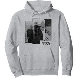 image:imageStar Wars Visions Akakiri Split Panels Pullover HoodieHeather Grey