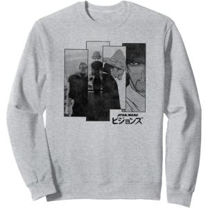 image:imageStar Wars Visions Akakiri Split Panels SweatshirtHeather Grey