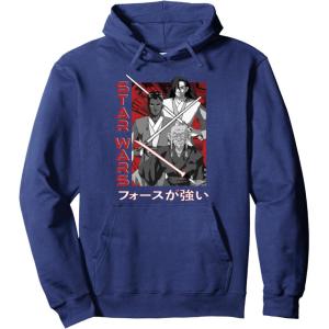 image:imageStar Wars Visions Anime Kanji Poster Pullover HoodieNavy Blue