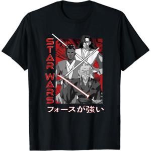 image:imageStar Wars Visions Anime Kanji Poster TShirtBlack