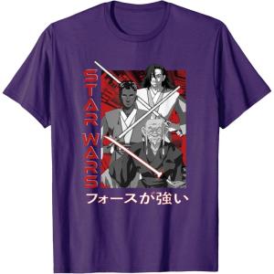image:imageStar Wars Visions Anime Kanji Poster TShirtPurple