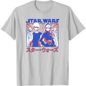 image:imageStar Wars Visions Anime Twins TShirtSilver Grey