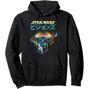 image:imageStar Wars Visions Boba Fett Jets Poster Pullover HoodieBlack