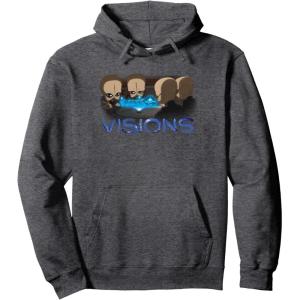 image:imageStar Wars Visions Cantina Character Poster Pullover HoodieDark Heather Grey