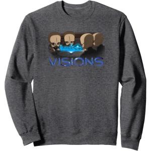 image:imageStar Wars Visions Cantina Character Poster SweatshirtDark Heather Grey