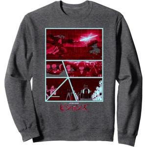 image:imageStar Wars Visions Dark Comic Poster SweatshirtDark Heather Grey