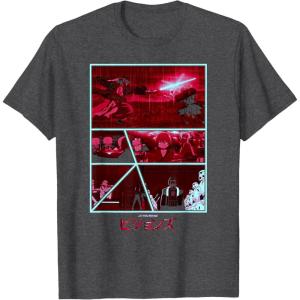 image:imageStar Wars Visions Dark Comic Poster TShirtDark Heather Grey