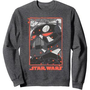 image:imageStar Wars Visions Dark Trooper Poster SweatshirtDark Heather Grey