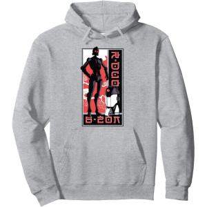 image:imageStar Wars Visions Droid Kanji Box Up Pullover HoodieHeather Grey