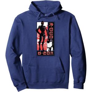 image:imageStar Wars Visions Droid Kanji Box Up Pullover HoodieNavy Blue