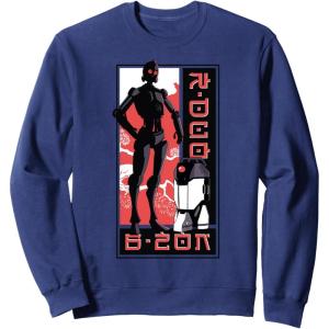 image:imageStar Wars Visions Droid Kanji Box Up SweatshirtNavy Blue