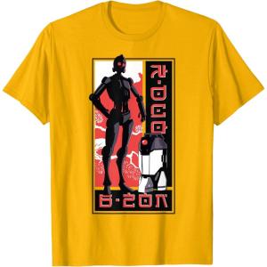 image:imageStar Wars Visions Droid Kanji Box Up TShirtGolden Yellow
