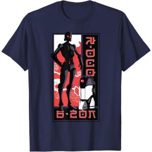 image:imageStar Wars Visions Droid Kanji Box Up TShirtNavy Blue