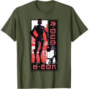 image:imageStar Wars Visions Droid Kanji Box Up TShirtOlive Green