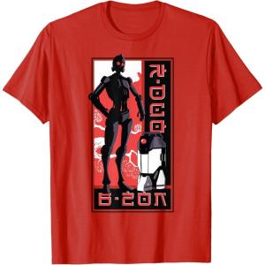 image:imageStar Wars Visions Droid Kanji Box Up TShirtRed