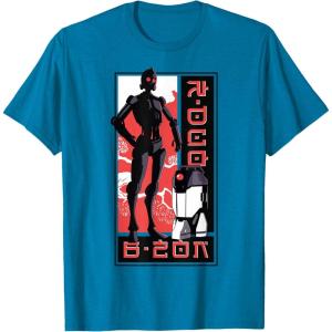 image:imageStar Wars Visions Droid Kanji Box Up TShirtSapphire Blue