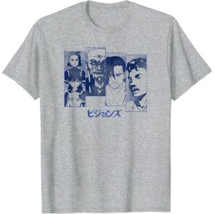 image:imageStar Wars Visions Group Panel Poster TShirtHeather Grey