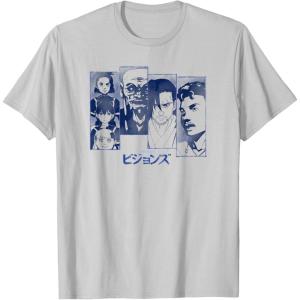 image:imageStar Wars Visions Group Panel Poster TShirtSilver Grey