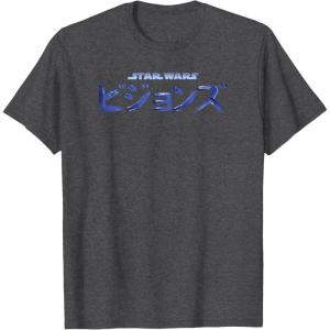 image:imageStar Wars Visions Kanji Combined Logo TShirtDark Heather Grey
