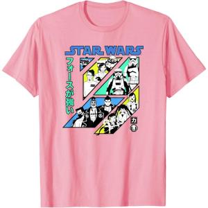 image:imageStar Wars Visions Kanji Slant Panels TShirtPink