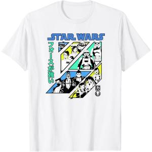 image:imageStar Wars Visions Kanji Slant Panels TShirtWhite