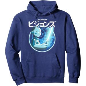 image:imageStar Wars Visions Light Saber Logo Pullover HoodieNavy Blue