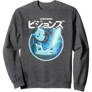 image:imageStar Wars Visions Light Saber Logo SweatshirtDark Heather Grey