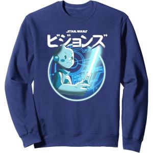 image:imageStar Wars Visions Light Saber Logo SweatshirtNavy Blue