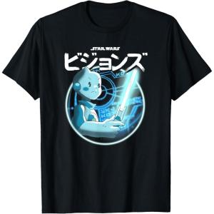 image:imageStar Wars Visions Light Saber Logo TShirtBlack