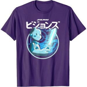 image:imageStar Wars Visions Light Saber Logo TShirtPurple