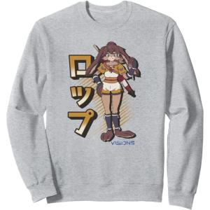 image:imageStar Wars Visions Lop And Ocho Kanji Poster SweatshirtHeather Grey