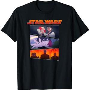 image:imageStar Wars Visions Panel Character Logo TShirtBlack