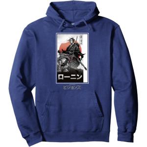 image:imageStar Wars Visions Samurai Box Up Poster Pullover HoodieNavy Blue
