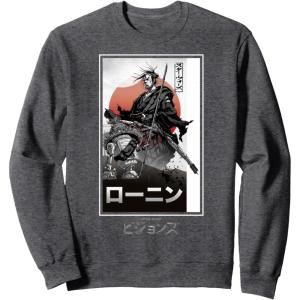 image:imageStar Wars Visions Samurai Box Up Poster SweatshirtDark Heather Grey