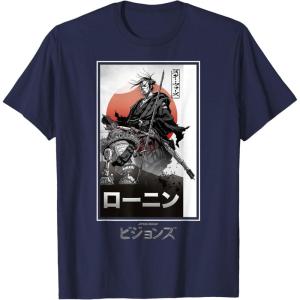 image:imageStar Wars Visions Samurai Box Up Poster TShirtNavy Blue